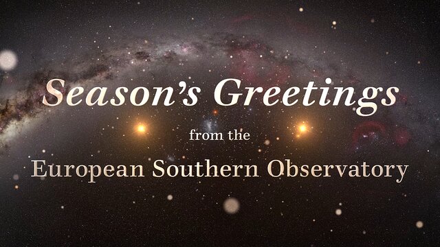 Vánoční pozdrav od ESO 2022